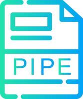 PIPE Creative Icon Design vector