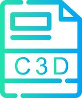 C3D Creative Icon Design vector