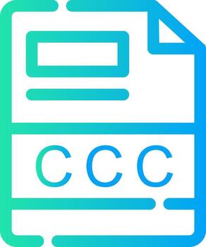 CCC Creative Icon Design vector