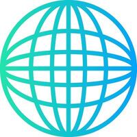 Globe Creative Icon Design vector