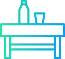 Table Creative Icon Design vector