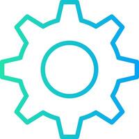 Cog Creative Icon Design vector