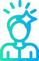 Suffering Creative Icon Design vector