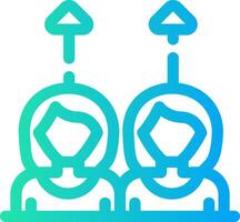 Same Approach Creative Icon Design vector