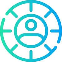 Targeting Creative Icon Design vector