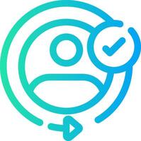 Retention Customer Creative Icon Design vector