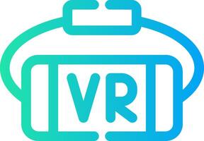 VR Glasses Creative Icon Design vector