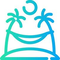 Hammock Creative Icon Design vector