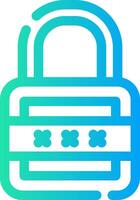 Lock Creative Icon Design vector