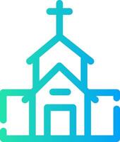 diseño de icono creativo de iglesia vector