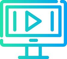 Video Marketing Creative Icon Design vector