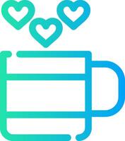 Love Tea Creative Icon Design vector