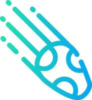 Comet Creative Icon Design vector