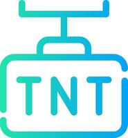 diseño de icono creativo tnt vector