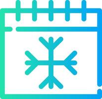 Winter Creative Icon Design vector