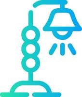 Street Lamp Creative Icon Design vector