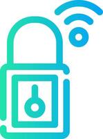 Smart Security Creative Icon Design vector