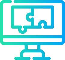 Puzzle Creative Icon Design vector