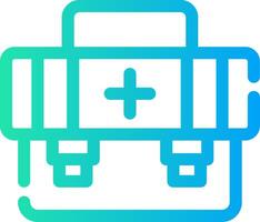 First Aid Kit Creative Icon Design vector