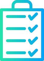 Checklist Creative Icon Design vector