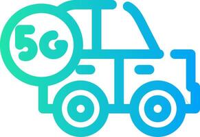 Smart Car Creative Icon Design vector
