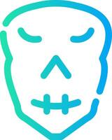 diseño de icono creativo de calavera vector