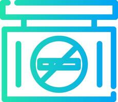 No Smoke Creative Icon Design vector