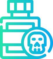 Poison Creative Icon Design vector