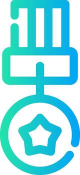 Line Different Gradient Design vector