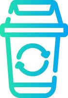 Trash Recycle Creative Icon Design vector