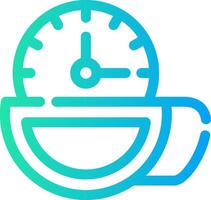 Tea Time Creative Icon Design vector