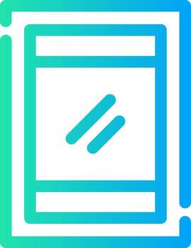 Line Different Gradient Design vector