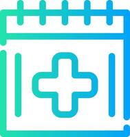 Medical Appointment Creative Icon Design vector