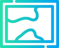 Map Creative Icon Design vector