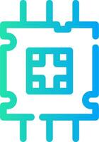 Processor Creative Icon Design vector