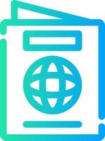 Passport Creative Icon Design vector