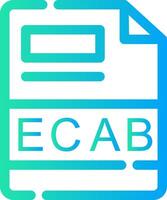 ECAB Creative Icon Design vector