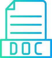 Doc Creative Icon Design vector