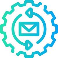 Marketing Automation Creative Icon Design vector