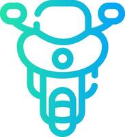 Motorbike Creative Icon Design vector