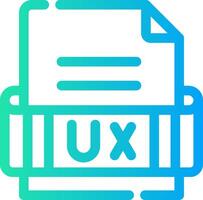 Ux Format Creative Icon Design vector