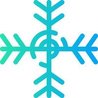 Snowflake Creative Icon Design vector