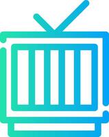 Television Creative Icon Design vector