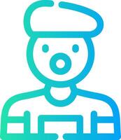 Mime Creative Icon Design vector