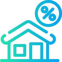 Home Mortgage Creative Icon Design vector