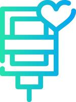 Transfusion Creative Icon Design vector
