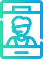 Smartphone Creative Icon Design vector
