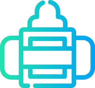 Line Different Gradient Design vector