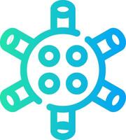Virus Creative Icon Design vector