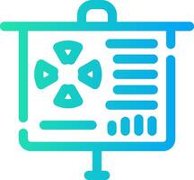 Line Different Gradient Design vector